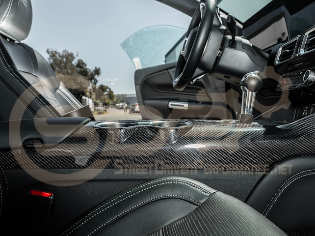2024-UP FORD MUSTANG S650 | CARBON FIBER  ALL INCLUSIVE CENTER CONSOLE COVER